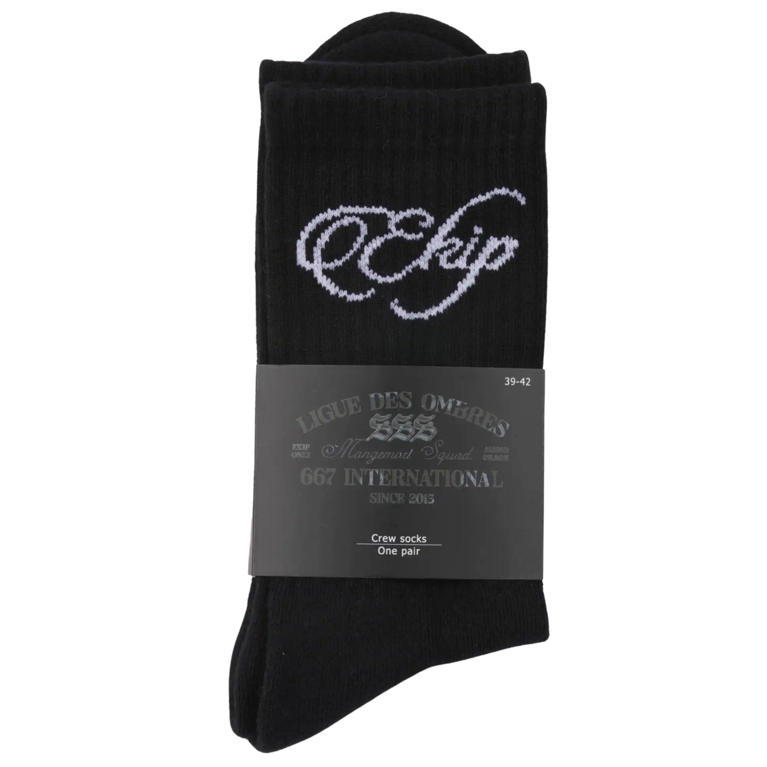 Chaussettes "EKIP" Noires - 667 EKIP
