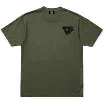 T shirt 667 Flammes kaki