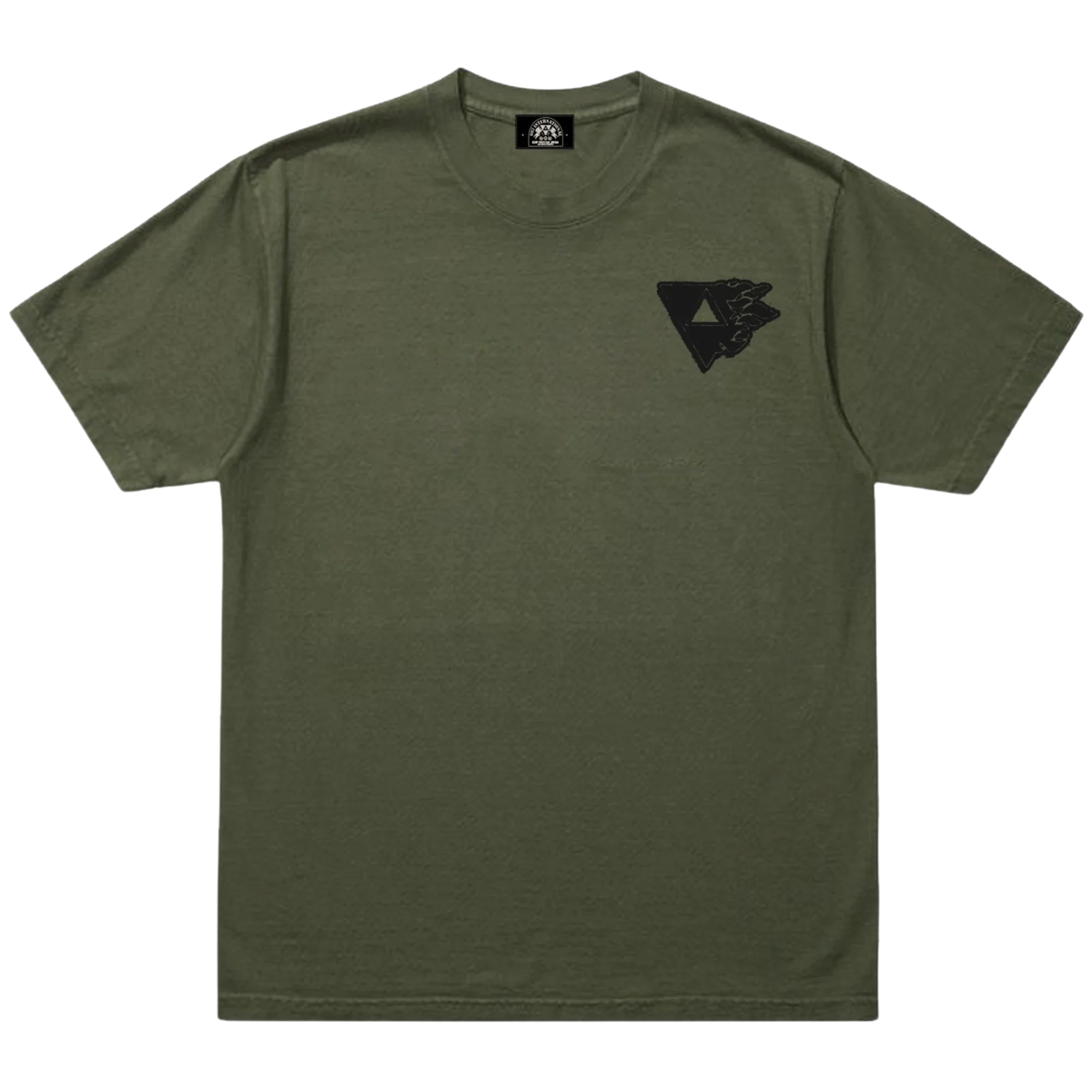 T shirt 667 Flammes kaki