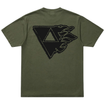 T shirt 667 Flammes kaki