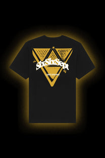 T-shirt « HONEY Noir/Miel »