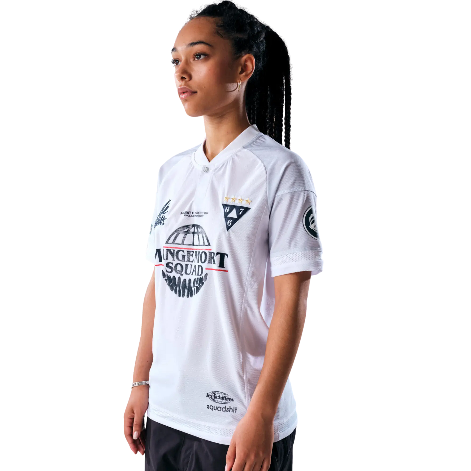 Maillot &quot;667 X APESHIT&quot; 2024 Blanc - 667 EKIP