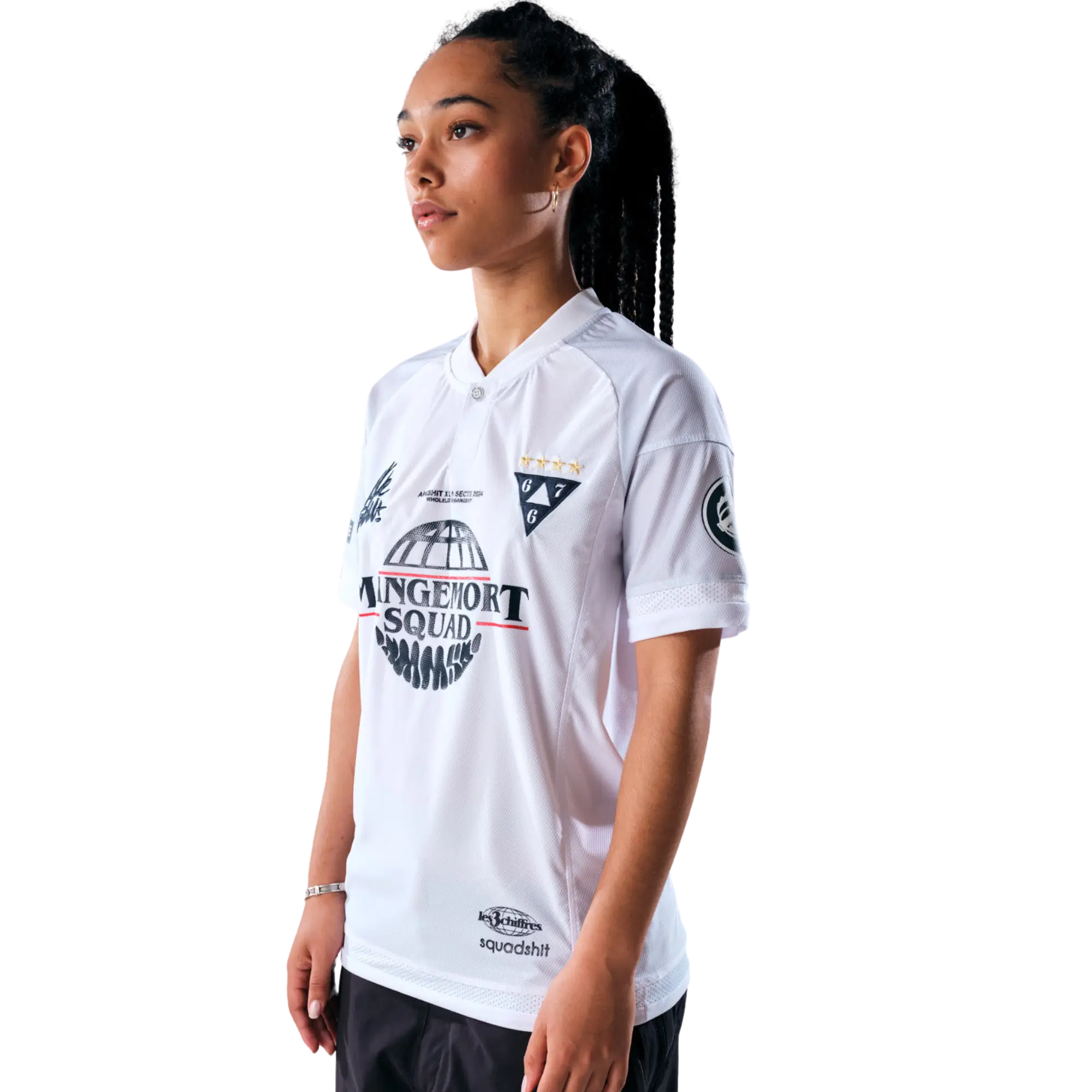 Maillot &quot;667 X APESHIT&quot; 2024 Blanc - 667 EKIP