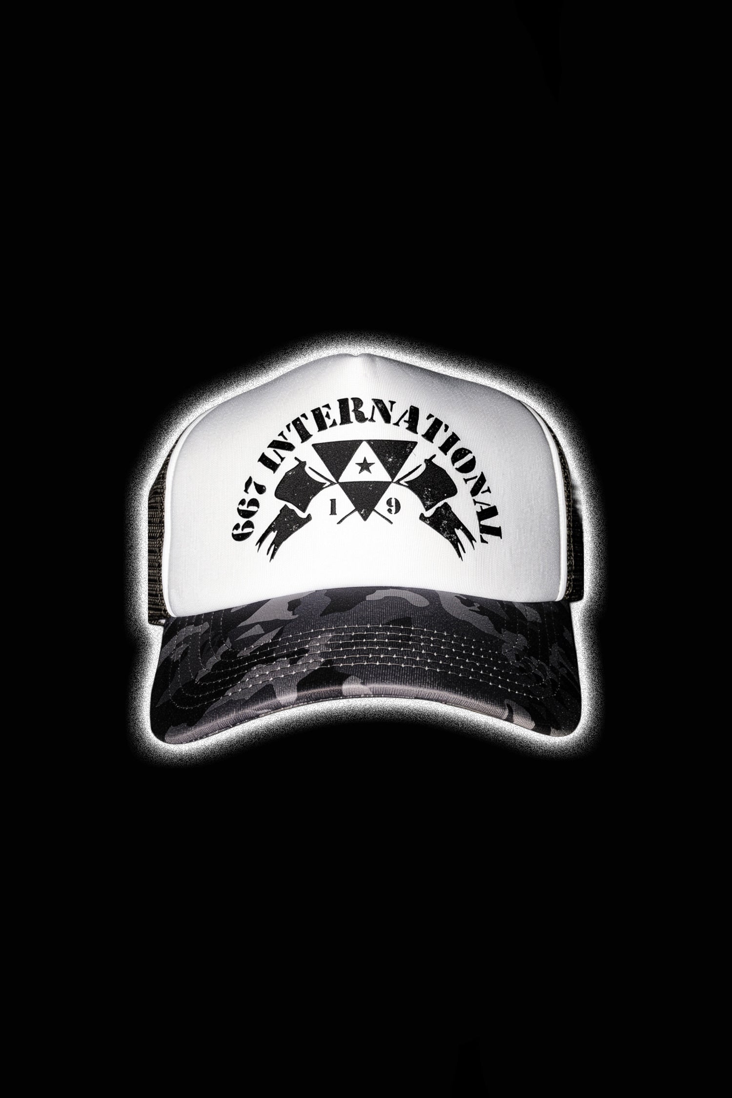 Casquette "INTERNATIONAL" Grey Camo