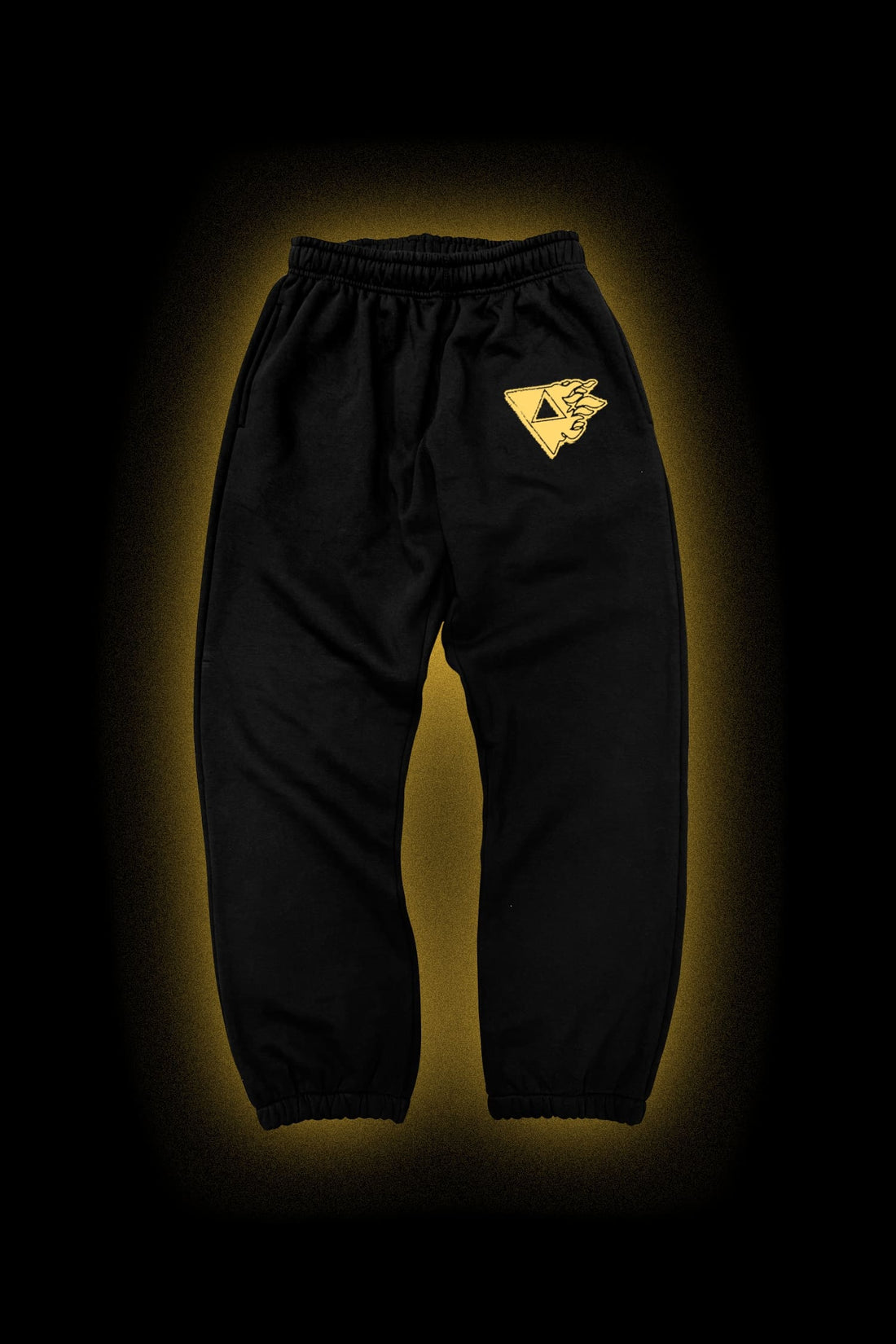 Jogger &quot;FLAMMES&quot; Noir/Miel