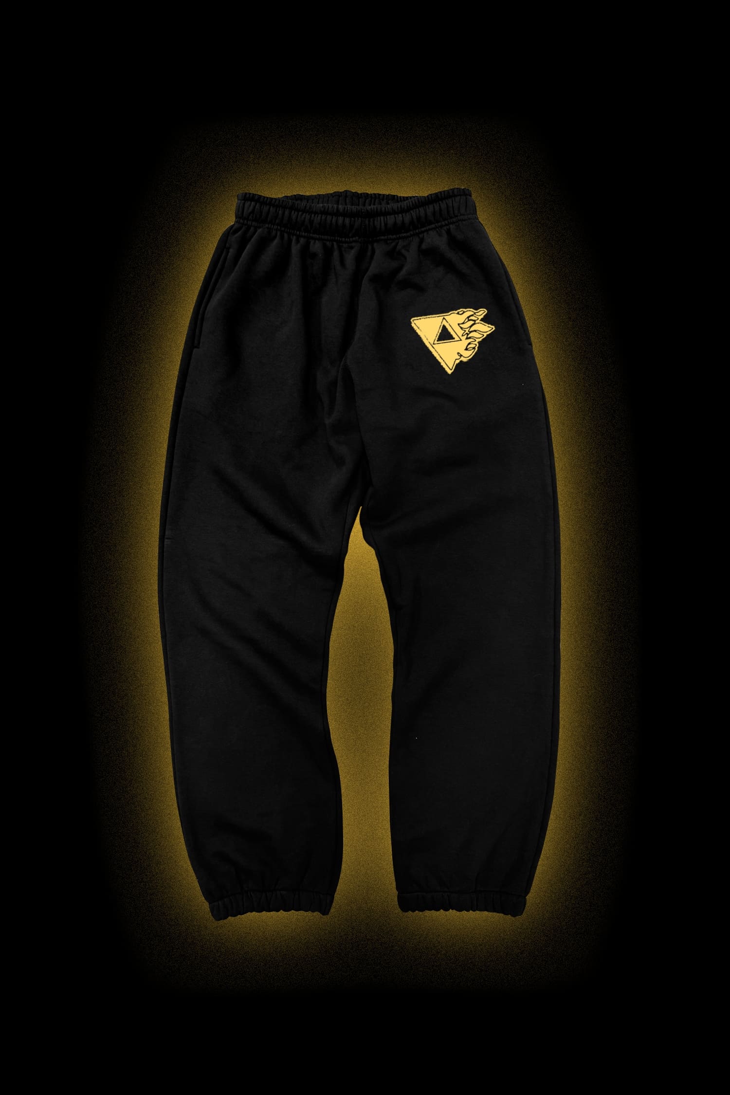 Jogger &quot;FLAMMES&quot; Noir/Miel
