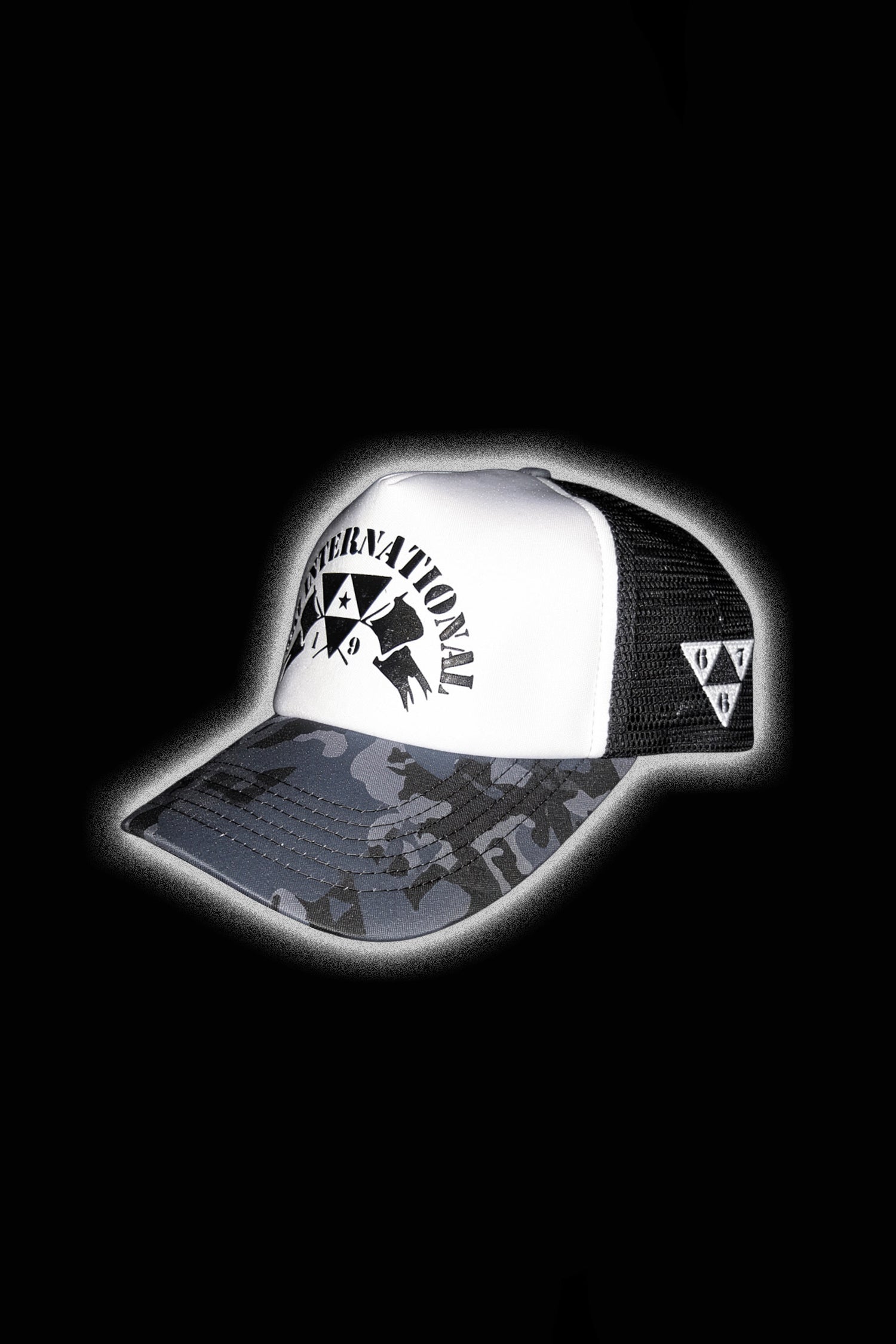 Casquette "INTERNATIONAL" Grey Camo