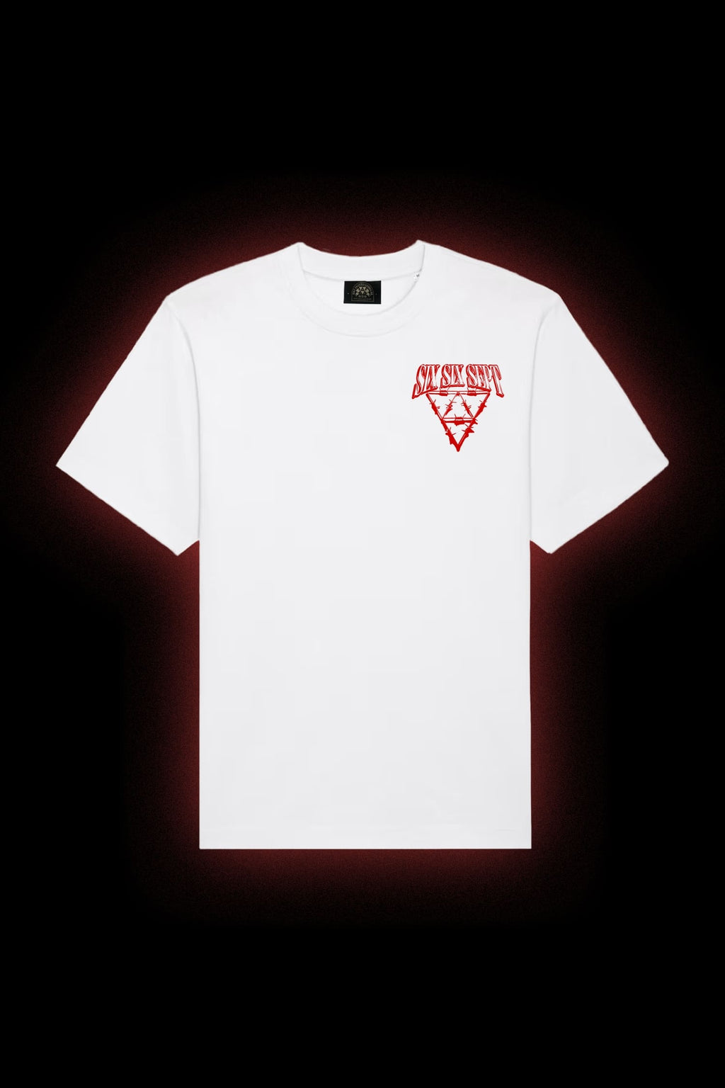 T-shirt « BARB Blanc/Rouge »