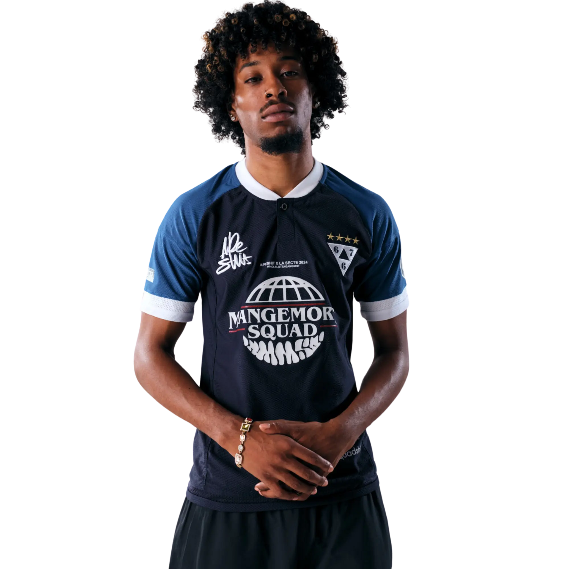 Maillot &quot;667 X APESHIT&quot; 2024 Bleu - 667 EKIP