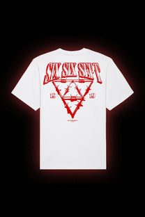 T-shirt « BARB Blanc/Rouge »