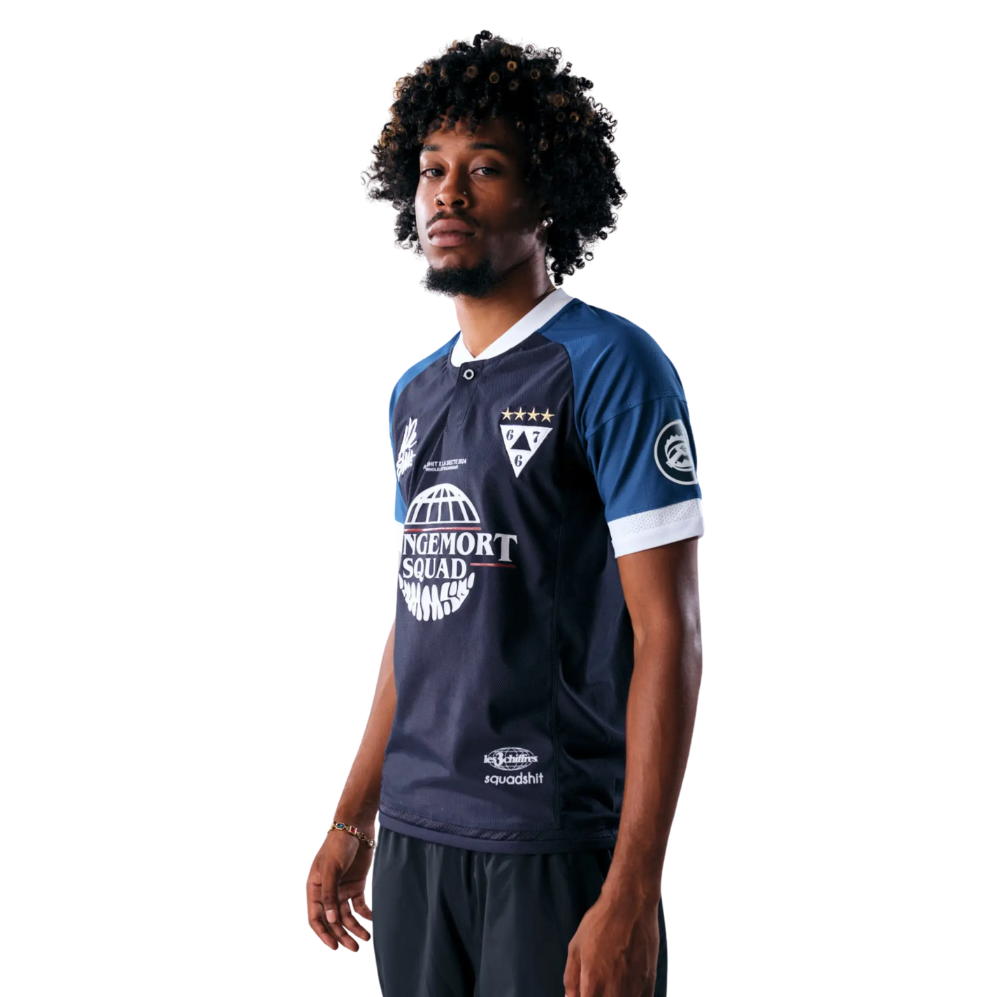 Maillot &quot;667 X APESHIT&quot; 2024 Bleu - 667 EKIP