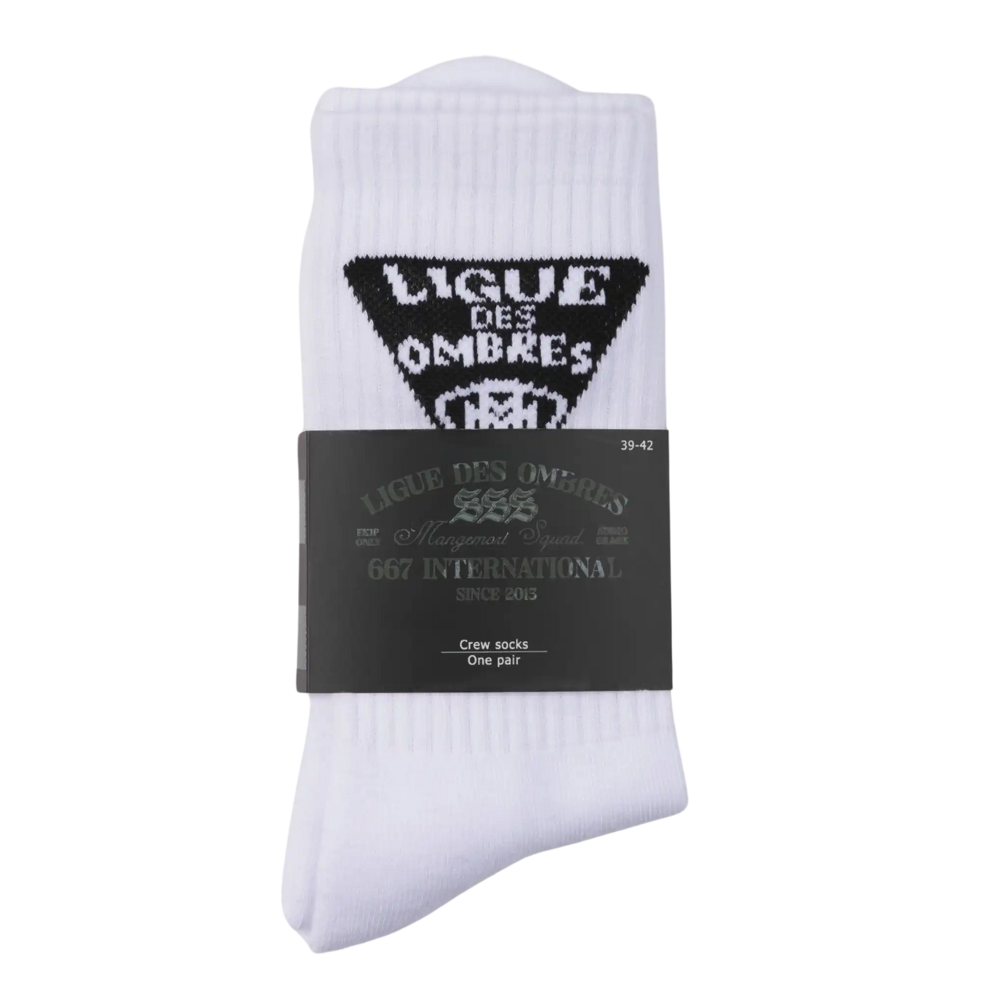 Chaussettes &quot;LIGUE DES OMBRES&quot; Blanches - 667 EKIP