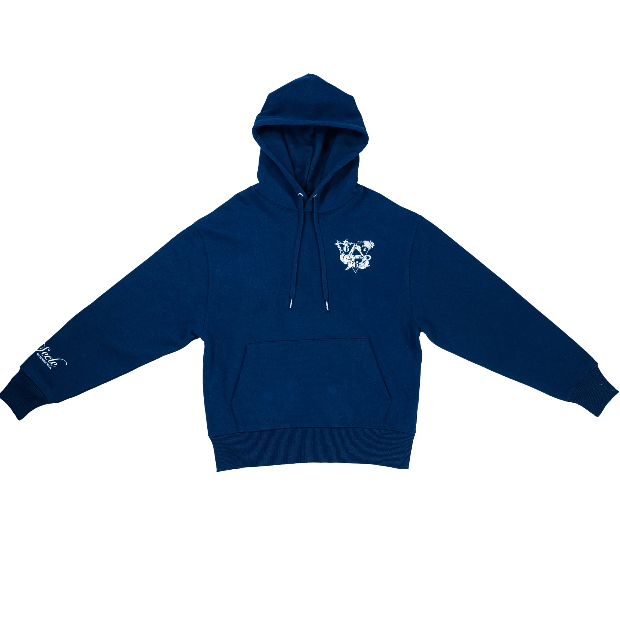 Hoodie "FLEURS" Bleu - 667 EKIP