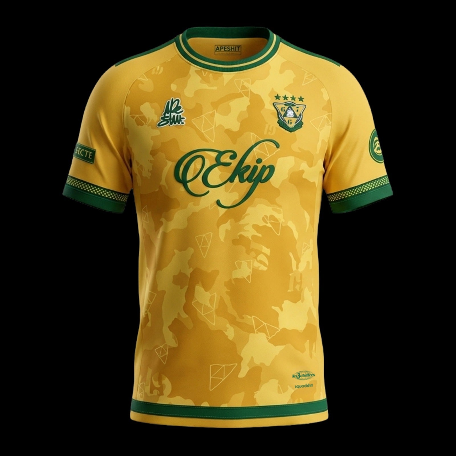 JERSEY "667 X APESHIT" EKIP CUP YELLOW 🇧🇷