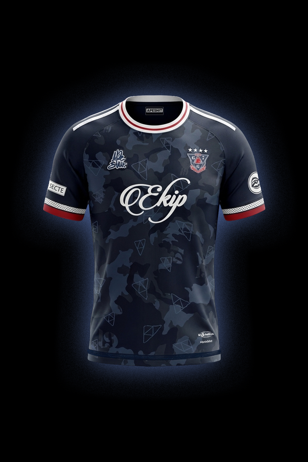 JERSEY "667 X APESHIT" EKIP CUP BLUE 🇫🇷