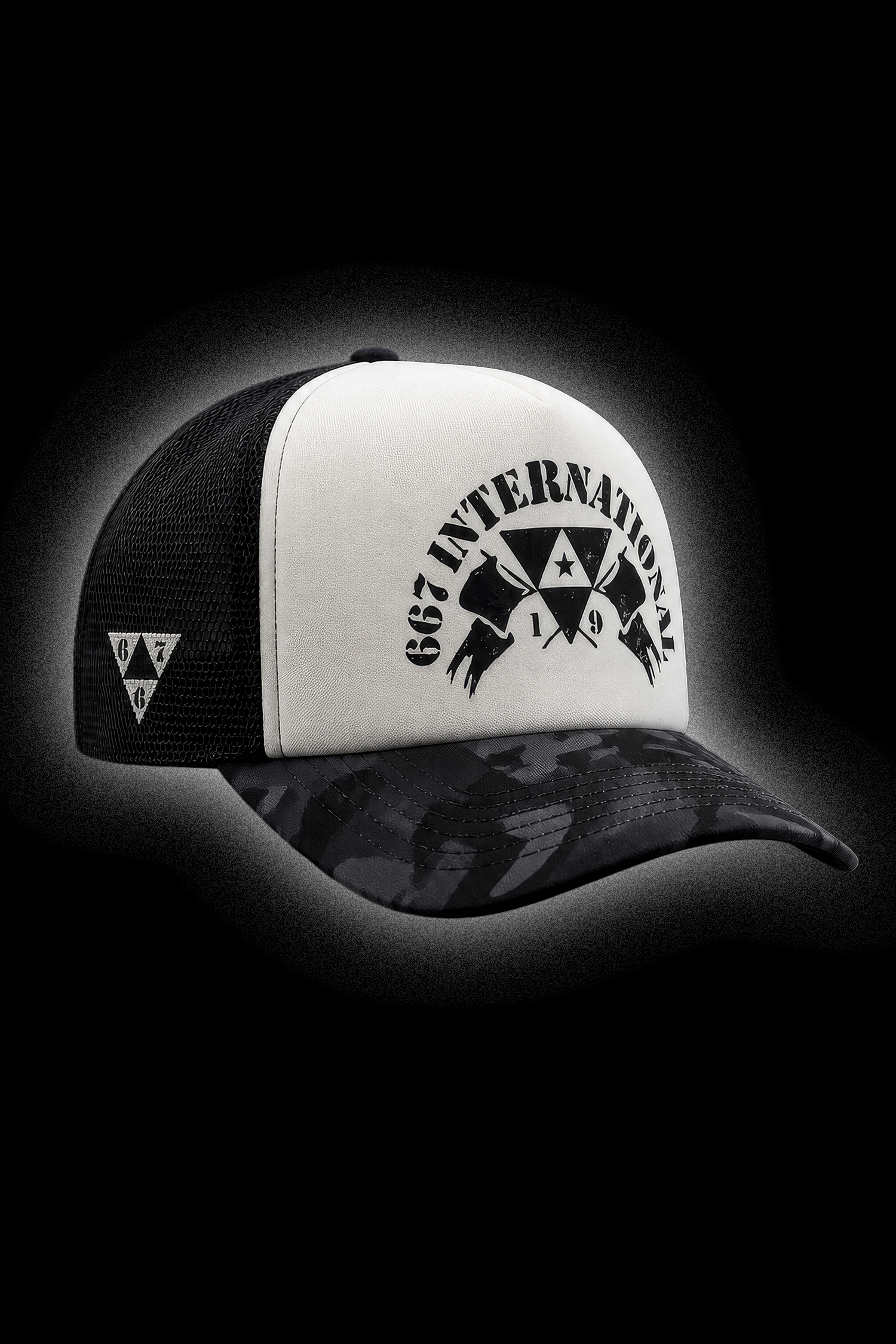 Casquette "INTERNATIONAL" Grey Camo