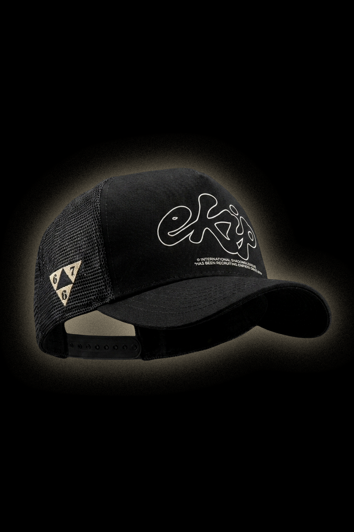 Casquette "EKIP" Noir/Gold