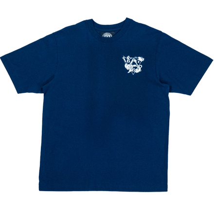 T-Shirt "FLEURS" Bleu - 667 EKIP