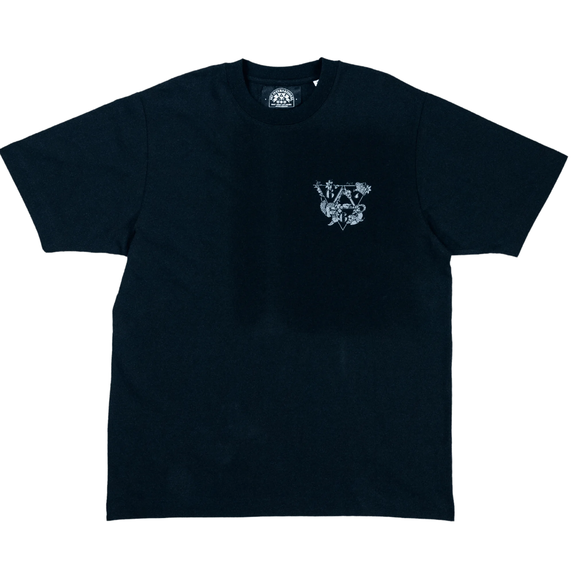 T-Shirt "FLEURS" Noir - 667 EKIP